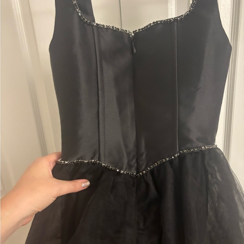 Dolls kill Sugar Thrillz POLISHED PIROUETTE CORSET DRESS - BLACK - Picture 12 of 12